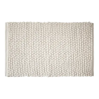 Covoraș de baie alb 50x80 cm Aspen Bobble – Bianca