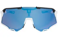 Ochelari de ciclism Dynamic cu lentilă albastră HDII și design aero negru
