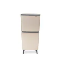 Coș de gunoi bej pentru reciclare 25+10+10 l din plastic SortUp Recycle Hi – Brabantia