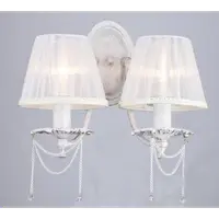 Aplica Diamant ElegantLolita,2 x E14, 230V, D.38cm,H.29 cm,Auriu-Alb