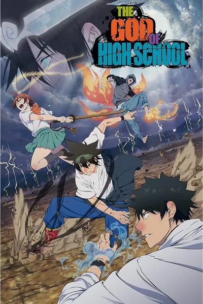 Maxi poster GB eye Animation: The God of High School - Key Art