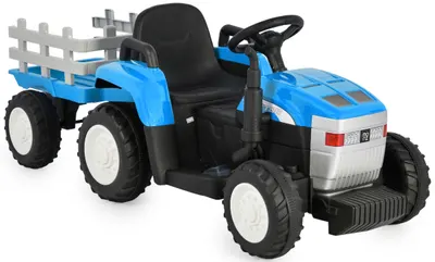 Tractor cu acumulator Moni - Dallas, albastru