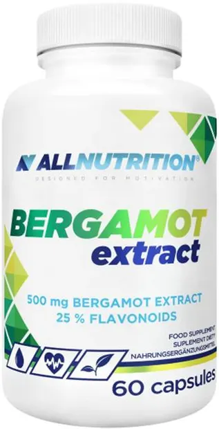 Bergamot Extract, 500 mg, 60 capsule, AllNutrition