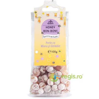 Bomboane (Perle) cu Miere si Ghimbir 100g