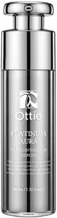 Ottie Platinum Aura Ser facial rejuvenator cu caviar negru și platină, 40 ml