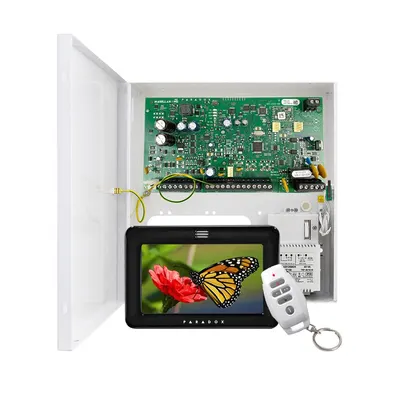 Centrala alarma antiefractie wireless Paradox Magellan MG5050 + TM50 + REM25, 32 zone, 2 partitii, 256 evenimente