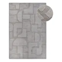Covor gri țesut manual din lână 190x280 cm Alexis – Villeroy&Boch