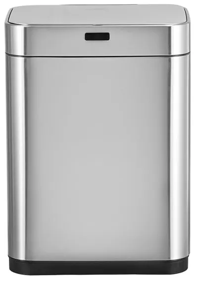 Coș de gunoi cu senzor Inter Ceramic - ICSA 8174PVD, 60 l, argintiu