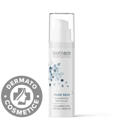 Fluid iluminator de noapte Pure Skin, Biotrade | 50 ml