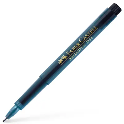 Liner Faber-Castell 1554 - Negru, 0.8 mm