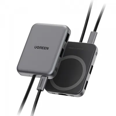 Hub Usb-C Ugreen Cm896 (65759), 7in1, Gri
