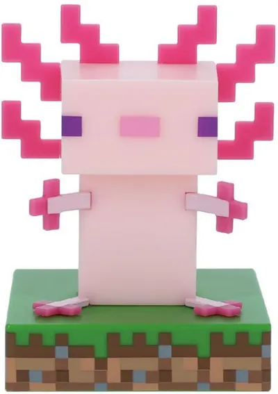 Lampă Paladone Games: Minecraft - Axolotl Icon