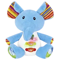 Jucarie interactiva bebe cu sunete si lumini 15 cm - Elefant