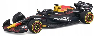 Mașinuță metalică Bburago - Oracle Red Bull Racing F1 RB21, #1 Max Verstappen, 1:64