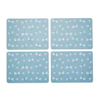 Suport pentru farfurii 4 buc. din plută/din hârtie 21.5x29 cm English Meadow – Cooksmart ®