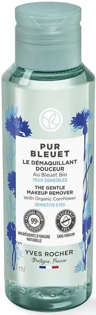 Yves Rocher Pur Bleuet Soluție de curățare a ochilor Gental, 100 ml