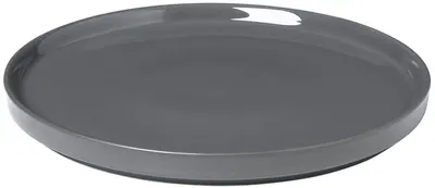 Farfurie de desert Blomus - Pilar, 20 cm, gri