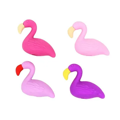Set radiere colecționabile Erazer Buddies flamingo