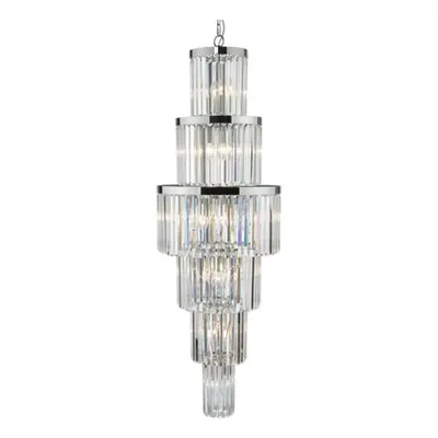 Lampa suspendata Angel 28 Light Chandelier Crystal Polished Chrome