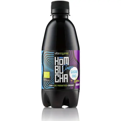 Kombucha Clasica Indulcita cu Stevie Ecologica/Bio 330ml