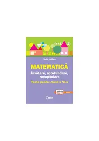 Matematică. Învăţare, aprofundare, recapitulare. teste pentru clasa a VI-a - Paperback brosat - Nadia Bărbieru