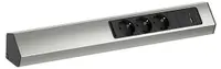 Prelungitor Bachmann - CASIA 2, 3x Schuko, USB A+C, 2 m, inox