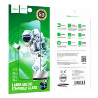 Folie de protectie Ecran HOCO G16 pentru Apple iPhone 15 Pro, Sticla Securizata, Full Glue, 5D, Neagra