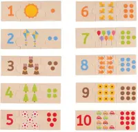 Puzzle din lemn Bigjigs - Cunoaste cifrele