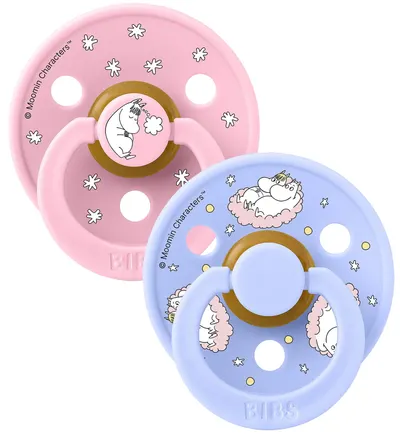 Suzete Bibs - Moomin, 6-18 luni, 2 buc, Colour Dreaming