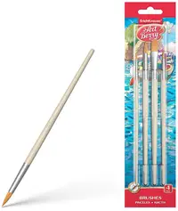 Set pensule pentru pictură Erich Krause Art Berry - Synthetic, 4 bucăți