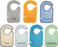 Set de bavete Babycalin - 7 bucăți, 0+ luni