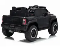 Masinuta electrica pentru copii cu licenta Ram 1500 Police 24V7Ah, telecomanda 2.4G cu 3 viteze, 2 motoare,faruri led si lumini girofar politie, muzica,117x63x60 cm