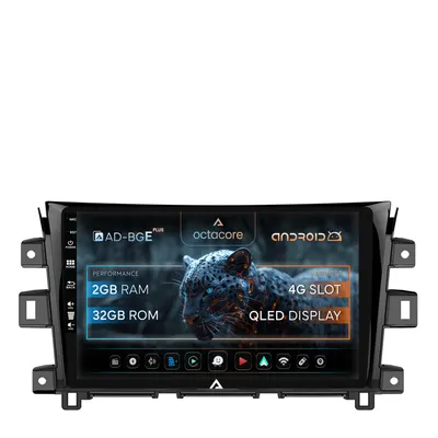 Navigatie Nissan Navara (2015+), Android, E-Octacore 2GB RAM + 32GB ROM, 10.1 Inch - AD-BGE10002+AD-BGRKIT163