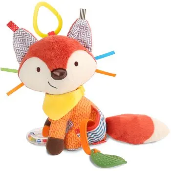 Skip Hop Bandana Buddies Fox jucărie cu activități pentru dentiție