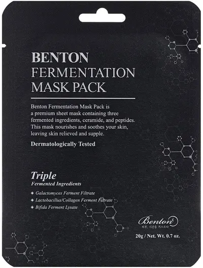 Benton Fermentation Mască de față cu folie, 20 g