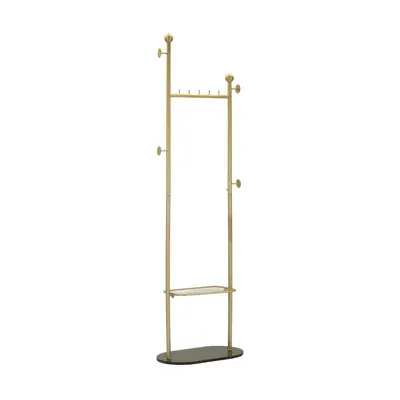 Cuier auriu din metal 48x178 cm Olaf – Mauro Ferretti