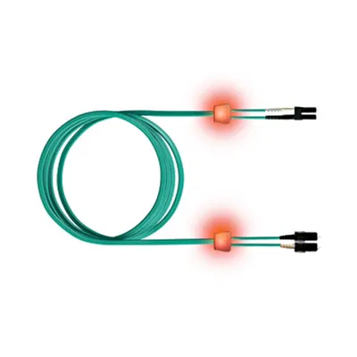 FO LED Patch Cord, Duplex, LCD/SCD, G50/125, OM3, 10m