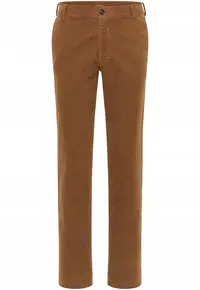 Blugi Barbati - Style Tramper Chino - Straight Fit - Talie Medie - Fermoar - Lungi - 5 Buzunare - Bumbac - Maro - Maro