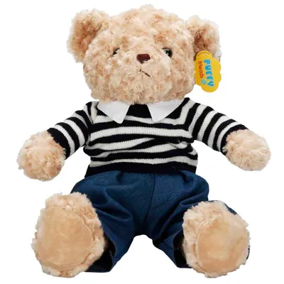 Ursulet de plus in costum, Puffy Friends, 37 cm