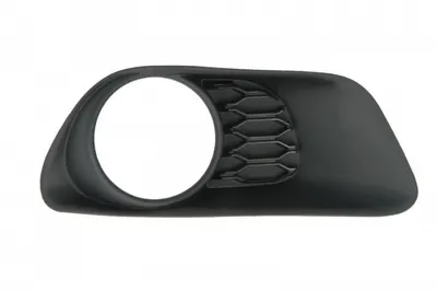 Grila bara fata Dreapta (cu orificii pentru lampa ceata, plastic, negru) potrivit CHRYSLER TOWN COUNTRY, VOYAGER V 02.11- 09.11