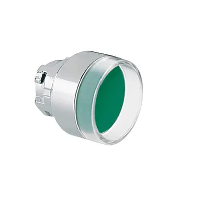 Push buton , diametru, Ø22MM 8LM METAL SERIES, SHROUDED, GREEN