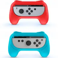 Husa protectie Nacon pentru Nintendo Switch 2 Joy-Con, Albastru/Rosu