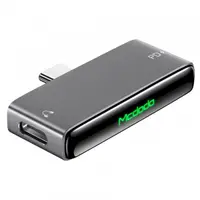 Adaptor Audio USB-C - USB-C / USB-C McDodo CA-7670, Negru