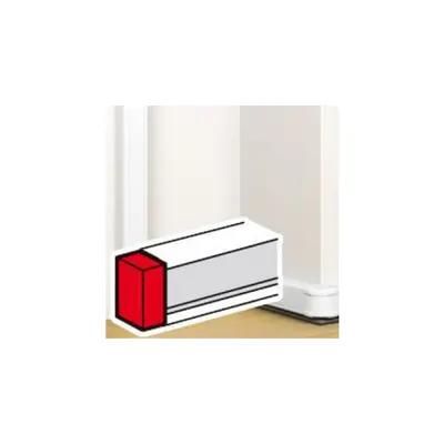 End cap - pentru 50x130 snap-on DLP trunking - antimicrobial