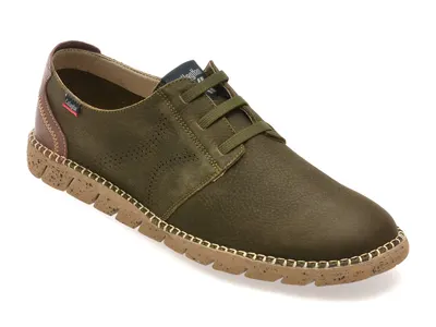 Pantofi CALLAGHAN kaki, 43200, din piele naturala