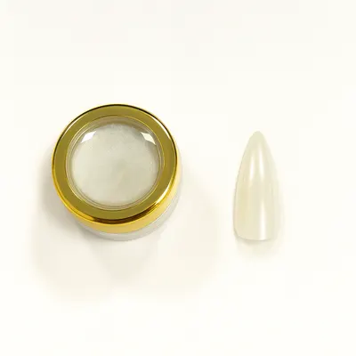 Pigment Unghii Nailsup Efect Perlat Alb