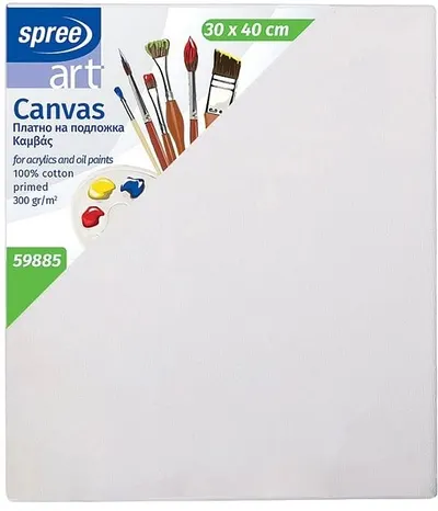 Pânză de pictură pe cadru Spree Art - 30 х 40 cm, 100% bumbac