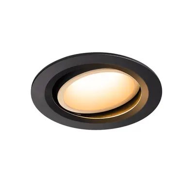 Spot incastrat, NUMINOS MOVE L Ceiling lights, black Indoor LED recessed ceiling light black/white 2700K 20° rotating and pivoting