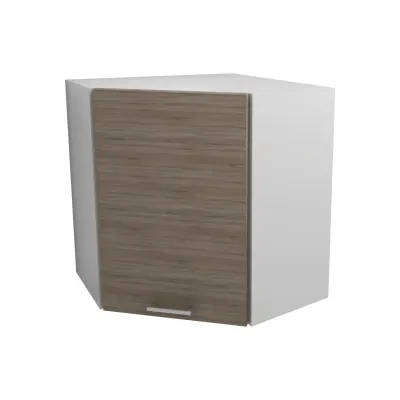 Corp Superior Colt Lecce, Stejar Sonoma Inchis/Alb, 60 x 60 x 65 cm