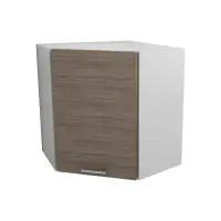 Corp Superior Colt Lecce, Stejar Sonoma Inchis/Alb, 60 x 60 x 65 cm